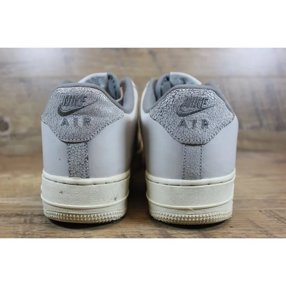 Nike Air Force 1 '07 LX men's‎ bone grey vanilla low top lace up sneakers 10.5